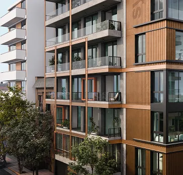 Living Sync — fachada contemporánea
